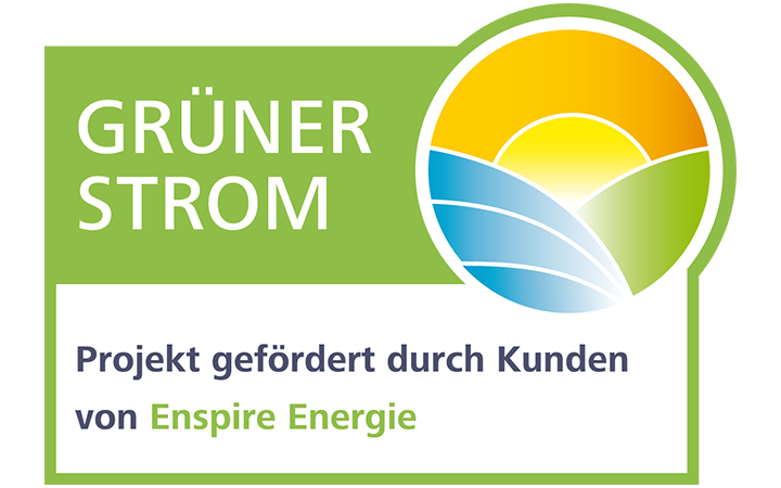 Grüner Strom Projektfoerderung durch Kunden von Enspire