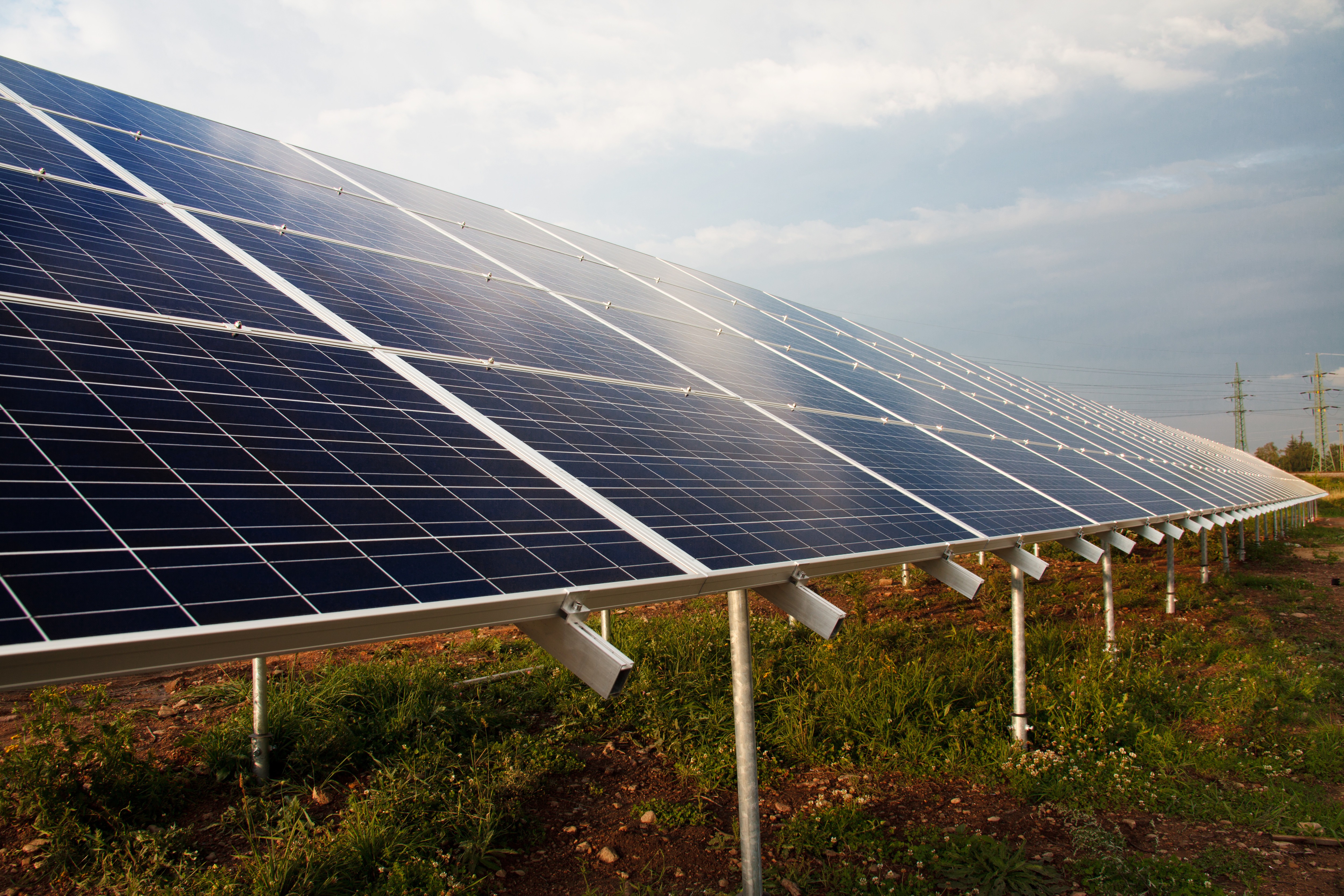 PV-Anlage auf Wiese